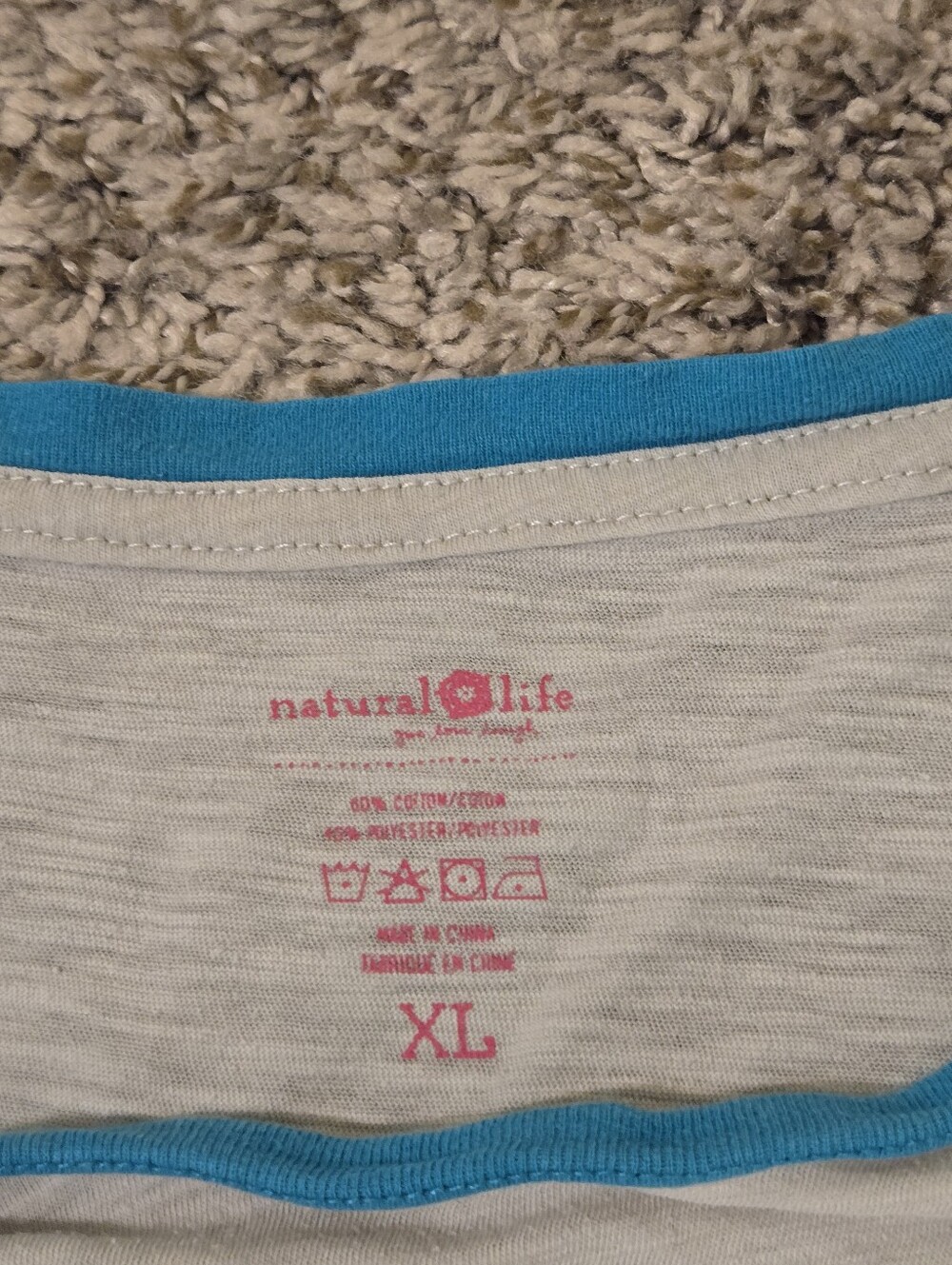 Natural Life Oversized Ringer Tee - Picture 2 of 4